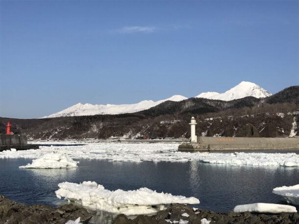 知床の流氷