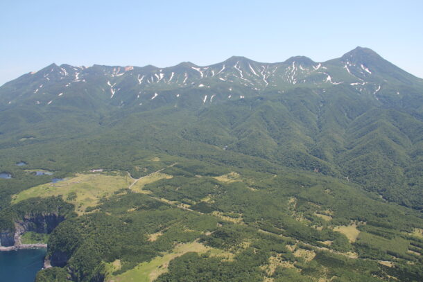 火山活動で生まれた独特の地形