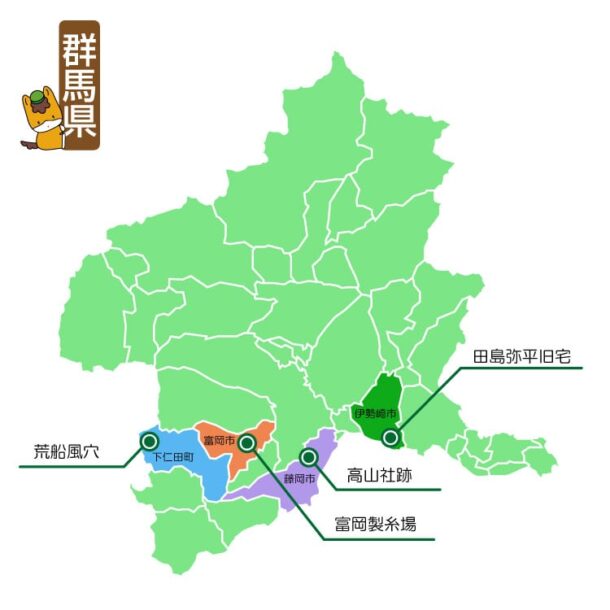 構成資産の位置図