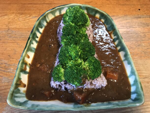 古墳カレー花茶碗