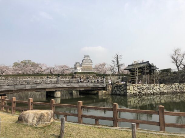 桜門橋と大手門