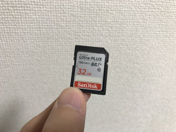 SDメモリーカードからの読み込み