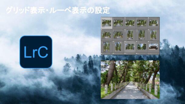 Lightroomのサムネイルを見やすく表示
